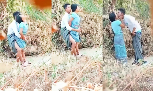 Young Tamil Girlfriend Outdoor Fucking