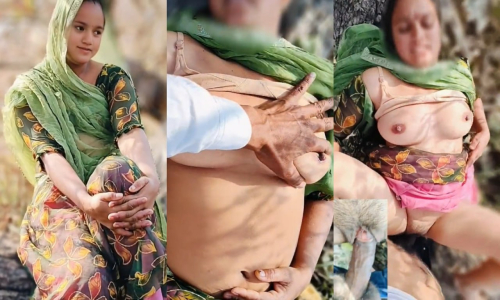 Indian Desi Village Aunty Fucked by Her Stepson in Jungle