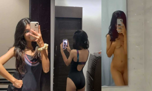 Cute Slim Gf Showing Small Boobs