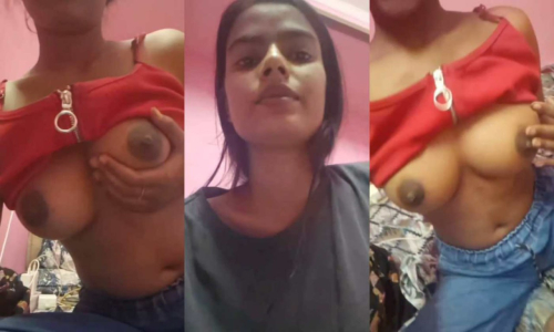 Indian Girl Showing Sister On VideoCall