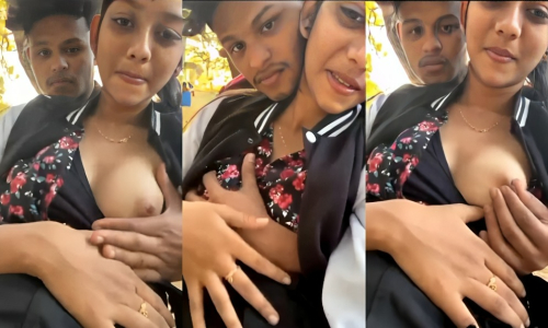 Horny Couple Outdoor Having Fun