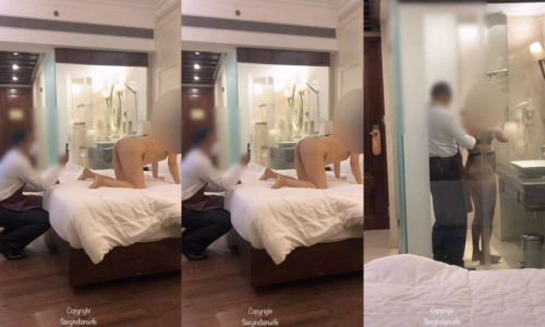 SexyIndian Wife Asking Room Service Man To Click Her Pictures