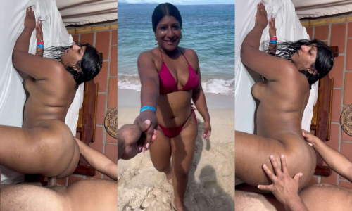 Desi Chubby Sexy Girlfriend Hotel Room Hard Doggy Style Fucked by Body Builder Lover