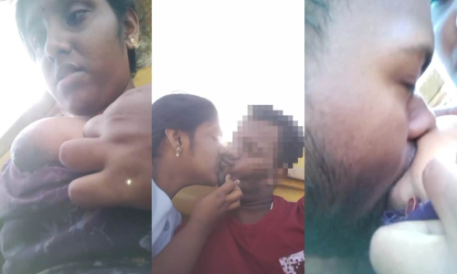 Lankan Lover Having Outdoor