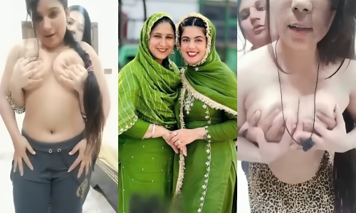 Lesbian Punjabi Girls Latest Most Exclusive Viral Video Pressing Boobs Stripping Each Other