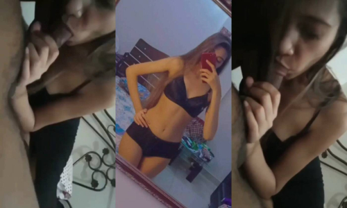 Slim Sexy Gf Sucking Dick